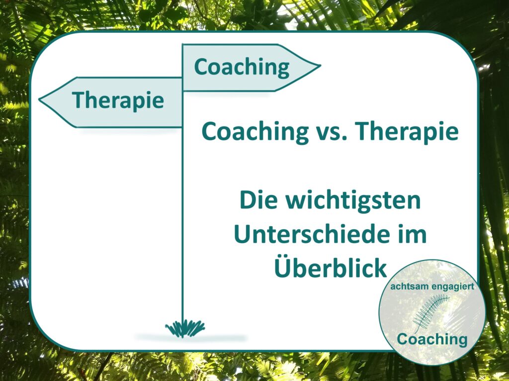 Der Unterschied zwischen Coaching und Therapie: Die wichtigsten Unterschiede im Überblick